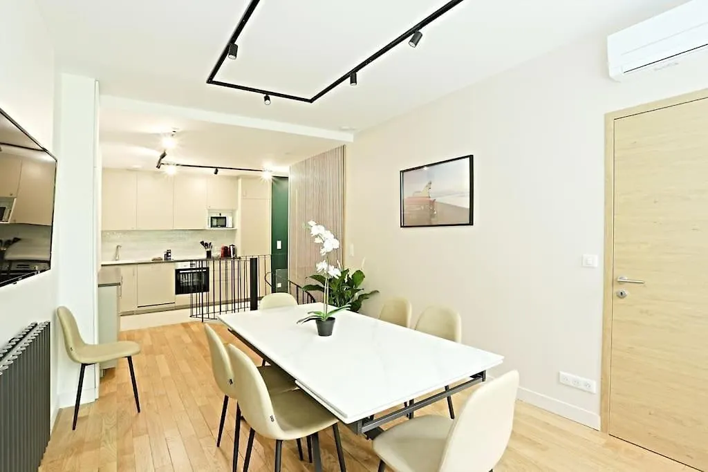 Charmant Appartement 8 Personnes Avec Sauna باريس